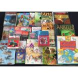 A collection of children's books, early to late 20th Century, including antique guild books, fishing