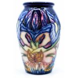 Moorcroft Pottery: A Moorcroft Limited Edition 'Geneva'pattern vase designed by Philip Gibson.