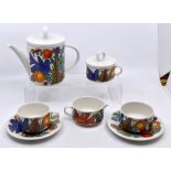 'Acapulco' pattern tea set for two by Villeroy & Boch