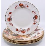 Royal Crown Derby Olde Avesbury plates and Bali pattern