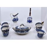 *** LOT WITHDRAWN. TO BE REOFFERED IN FINE ART FEB 24TH*** Blue and white plates and dishes, tureen,