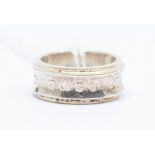 Tiffany & Co -A a silver Tiffany & Co  ring, with the signature NY T&Co 1837 stamp, width approx