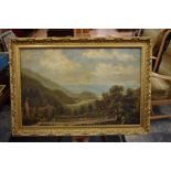 British School, 19th century, Cottage by the Estuary, unsigned, approx 39cm x 60cm; and a