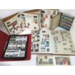 A collection of stamps and albums, containing 19th/20th Century stamps, of most Empire countries