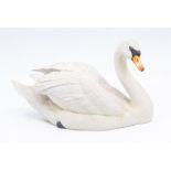 A Goebel , W. Germany, 1984 porcelain figure titled 'Mute swan'. Limited edition of 1000, number