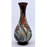 Moorcroft Pottery: A Moorcroft 'Red Tulips' vase designed by Sally Tuffin. Height approx 16.5cm.