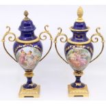 *** LOT WITHDRAWN. TO BE REOFFERED IN FINE ART FEB 24TH*** Two continental twin-handled pedestal