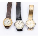 Three vintage gents wristwatches including Sekonda, Smiths Empire and H Samuel Everite