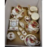 A quantity of Royal Albert Old Country Rose tableware