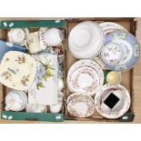 A collection of Abbeydale china dinner wares including Hazelwood pattern along with other 20th