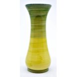Moorcroft Pottery: A Moorcroft trial? 'Lime Mamoura' vase. Height approx 13.5cm. Impressed