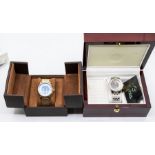 A gentleman's Constantin Weisz limited edition wristwatch, baton indicators, three subsidiary