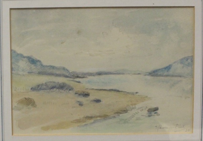 Samuel John Lamorna Birch, RA, RWS (Newlyn School 1869-1955), Loch Scene, watercolour, signed and