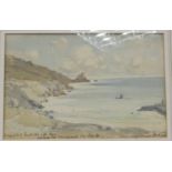 Samuel John Lamorna Birch, RA, RWS (Newlyn School 1869-1955), Hampton Beach Devon, watercolour,