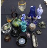 *** LOT WITHDRAWN. TO BE REOFFERED IN FINE ART FEB 24TH*** Glassware - flash glass; slag glass; a
