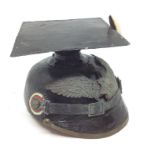Film Prop/Reproduction WW1 Imperial German Army Shako. Complete with liner and chinstrap.