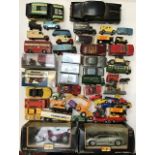 Diecast: A collection of assorted vehicles to include Maisto Plymouth Prowler, Jaguar XJ220, both
