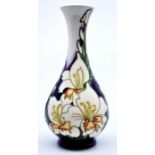 Moorcroft Pottery: A Moorcroft 'Gladioli' pattern vase designed by Kerry Goodwin. Height approx 16.