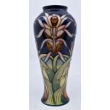 Moorcroft Pottery: A Moorcroft Limited Edition 3 star collectors club 'Lizard Orchid' baluster