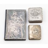 An Edwardian pocket Book of Common Prayer with silver mounted cover, chased with the Virgin & Child,