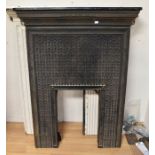 Three cast iron Victorian small servant fireplaces