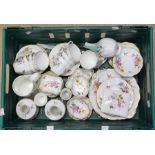 Royal Crown Derby Posie pattern tea wares and dishes, tankards and vases