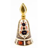 A Royal Crown Derby Imari 1128 pattern candle snuffer, first quality, 13cm high Condition: No