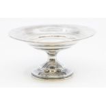 A George VI plain silver pedestal bowl, by CB & C0., Birmingham, 1944, 5.18ozt