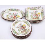 Copeland Spode dinner wares, made for Waring & Gillow Ltd, Oxford Street, plate and serving