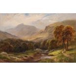 George Turner (British, 1843-1910), Moel Siabod from the Dalwyddiss Valley, signed l.r., titled