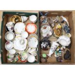 Mid 20th Century tea sets including bell china, Springfield, other decorative cabinet cups and