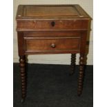 ***RE OFFER FEB 6TH £30-40***An early 20th century oak canteen, converted to an artists cabinet with
