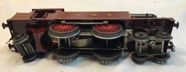 Hornby: A boxed Hornby O gauge clockwork no.2 mixed goods train set. C1930.  L.M.S. 4-4-2 locomotive - Image 5 of 7