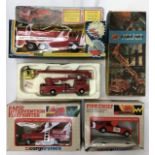 Corgi: A collection of assorted fire fighting vehicles to include 1103 Chubb Pathfinder Airport