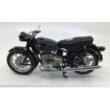 Franklin Mint: A boxed BMW Motorcycle R-50 by Franklin Mint. Boxed but no paperwork. One mirror