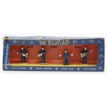 The Beatles Subbuteo, boxed figures from The Popstar in miniature series, original box, 1960's