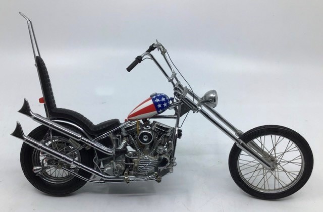 Franklin Mint: A boxed Harley Davidson Ultimate Chopper ref: B11WL73. Boxed with tag. Excellent - Image 3 of 4