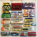 Diecast: A collection of assorted boxed diecast and plastic vehicles to include Rio, Wiking,