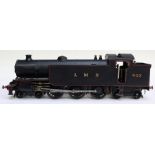 Locomotive: A Gauge G, 4-6-4, Locomotive, LMS, No. 402, finished in black livery and gold with red