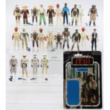 Star Wars: A collection of approximately 20 Star Wars figures to comprise: Han Solo, C-3PO, Lando
