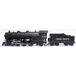 Locomotive: A possibly SE Scale, 45mm, 4-6-2, Locomotive and Tender, Union Pacific, No. 603,