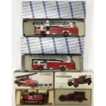 Conrad: A collection of diecast fire fighting vehicles to include 1018 Graf & Stift Fire Engine,
