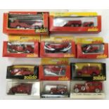 Solido: A collection of Solido die cast fire fighting vehicles to include 361 Mercedes Camion