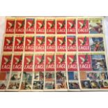 Eagle Comics: volume seven, 1956, complete year numbers 1 to 52. Most in good condition, age wear to