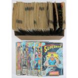 DC Comics: A collection of assorted DC Comics, mostly of English pricing, to comprise: Superman #