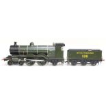 Locomotive: A Gauge 3, 2 1/2 inch, 4-4-2, Locomotive and Tender, Southern Railway, No. 188, finished
