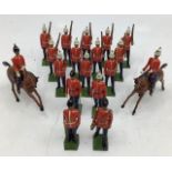 Britains: A collection of assorted Britains, John Hill and other lead soldiers to include early 20th