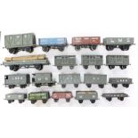 Rolling Stock: A collection of five G gauge rolling stock to include: LMS Van, Dale Bros., David