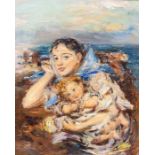 William McTaggart, R.S.A. R.S.W. (Scottish, 1835-1910), 'Caller OO', oil on canvas, 57cm by 47cm