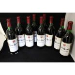 Nine Bottles of Conti Royale Cabernet Sauvignon- All Bottles Show Signs of Label Soiling And All